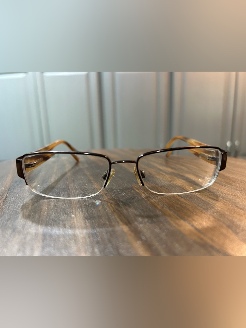 Ralph Lauren RL5034 9013 Tortoise Brown/Gold Half Rim Eyeglass Frame 50-16-135